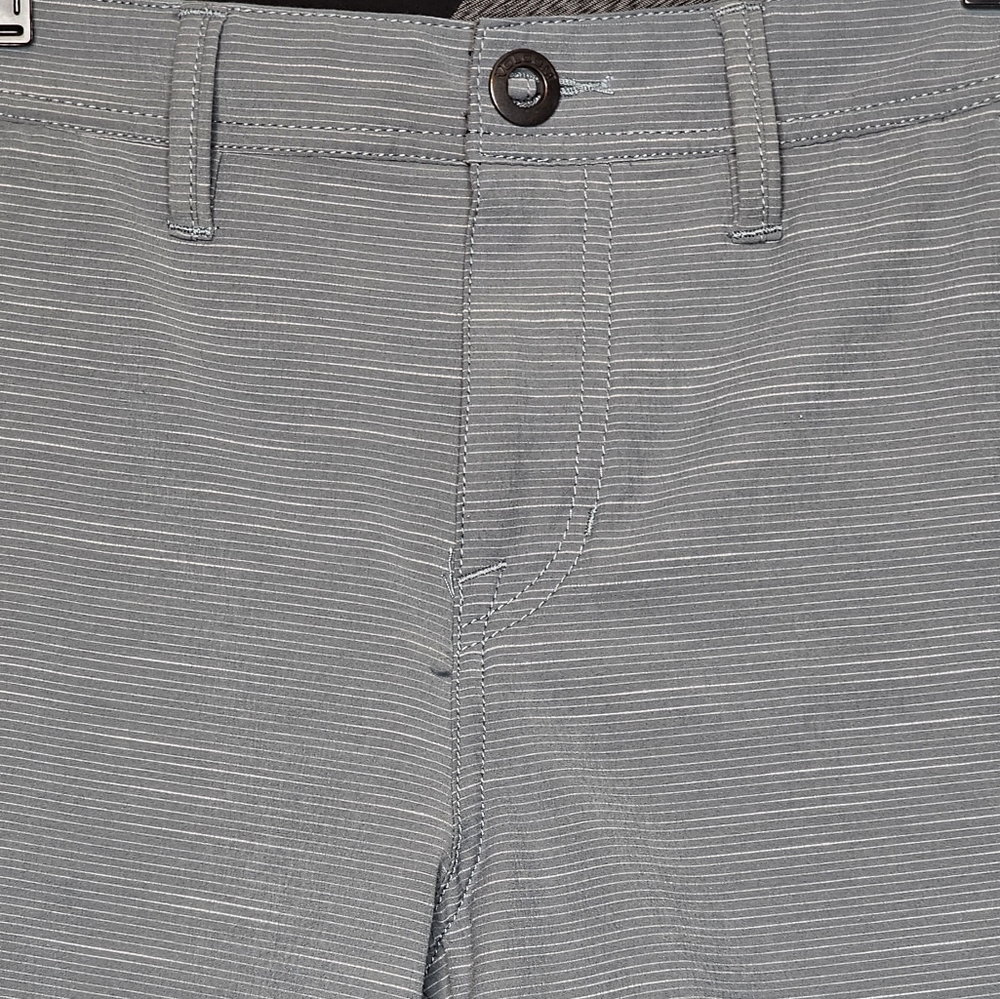 Volcom Gray Flat Front Shorts Size 27 - image 3